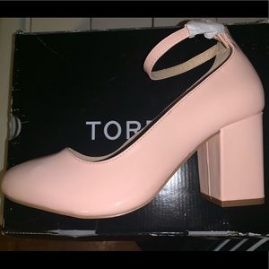 Baby Pink/nude high heels size 9.5w Torrid